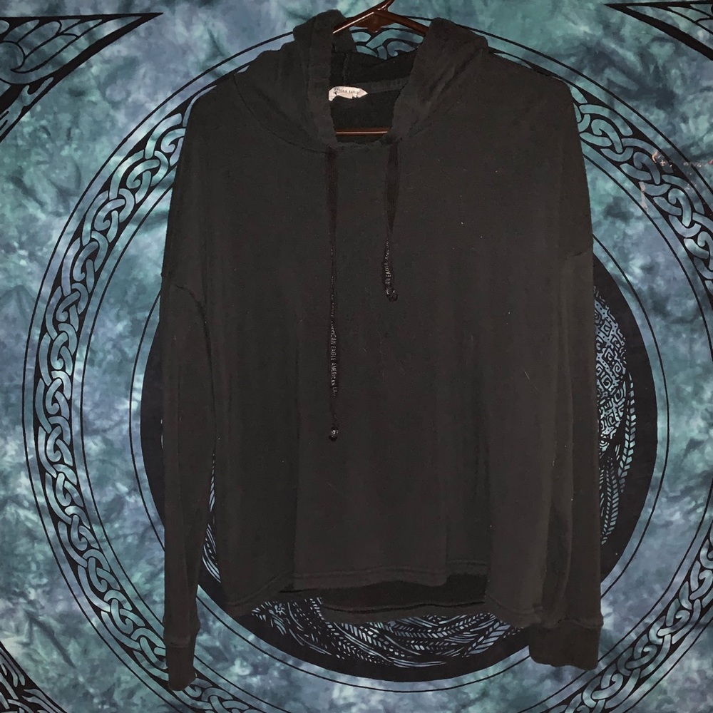 Cropped American Eagle Hoodie